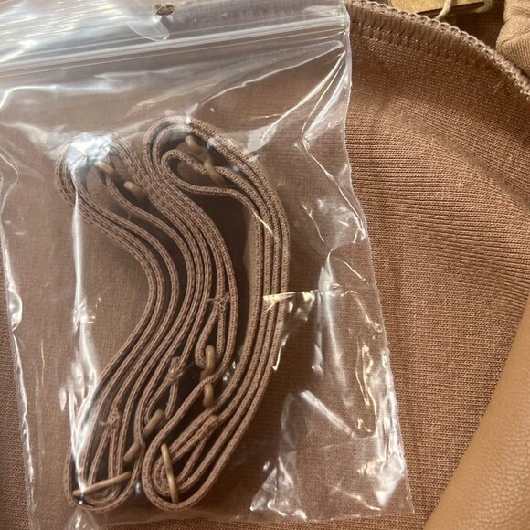 SKIMS Faux Leather Tube Top Sienna 3X - Picture 7 of 11